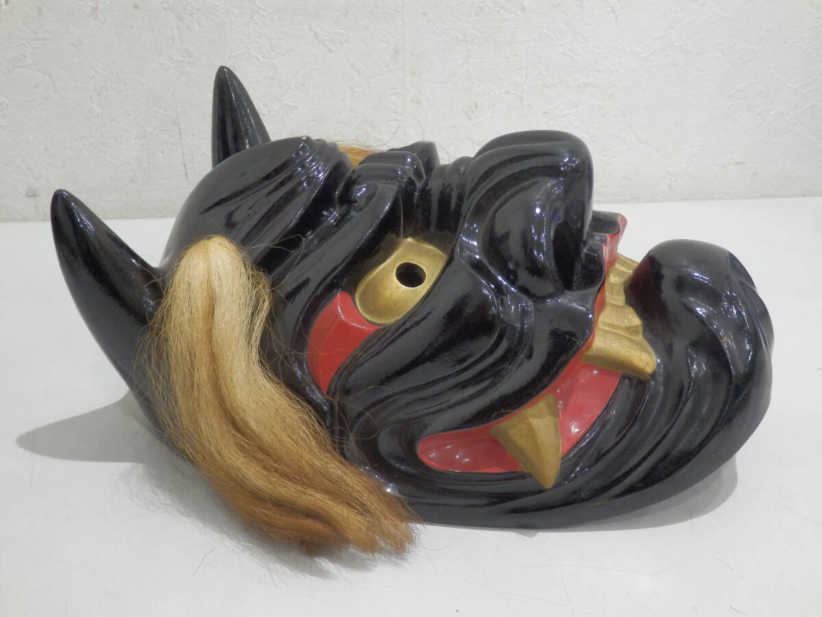 神楽面 鬼面　黒鬼　般若 神楽面 鬼面黒鬼般若