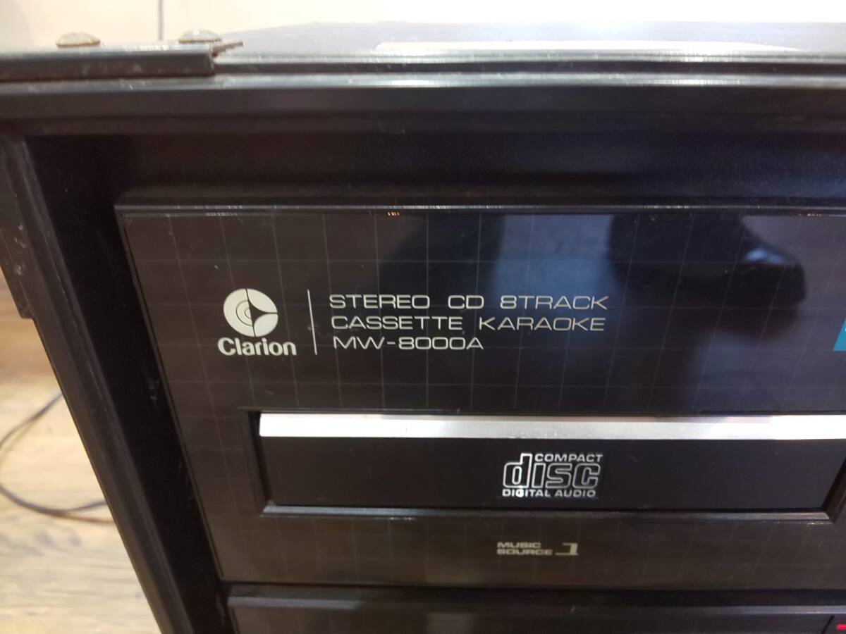 65862☆中古品 クラリオン CD 8トラ カセット カラオケ 65862☆中古品 クラリオン CD 8トラ カセット カラオケ