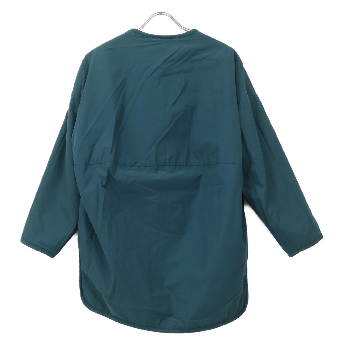 美品/ nagonstans ナゴンスタンス 470CA330-6100 ノーカラー ボア リバーシブル ジャケット 36 レディース
