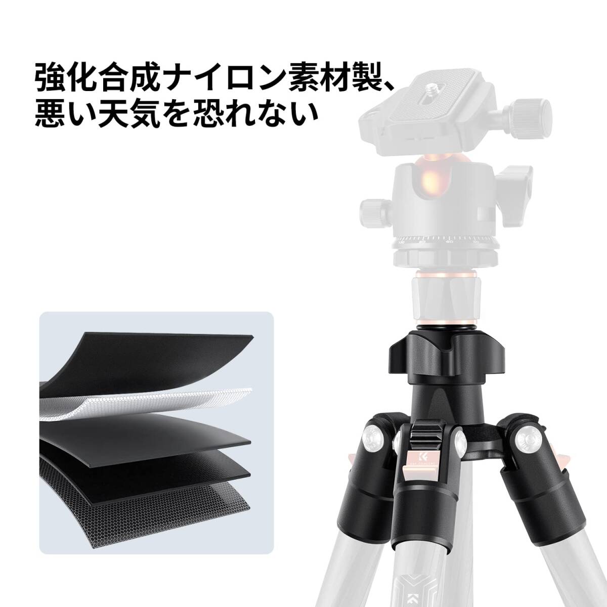 【新著商品】超軽量 コンパクト 4段 162cm カメラ三腳 360度回転 カーボン マクロ撮影 収納バーグ付き 三腳 1/4"ネ