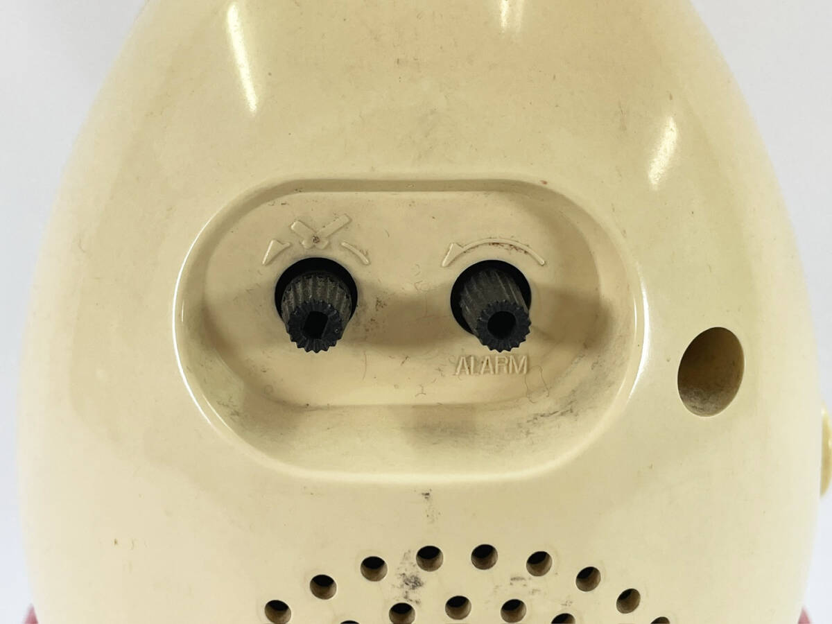 【昭和レトロ】CITIZEN シチズン 目覚まし時計 PON !! ニワトリ 鳴き聲 アラーム 音聲 たまご 時計 