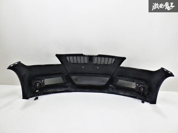 [ редкий * отличный ]BMW оригинальный E90 3 серии M спорт поздняя версия передний бампер 3D Design передний спойлер объединение!! черный полки 