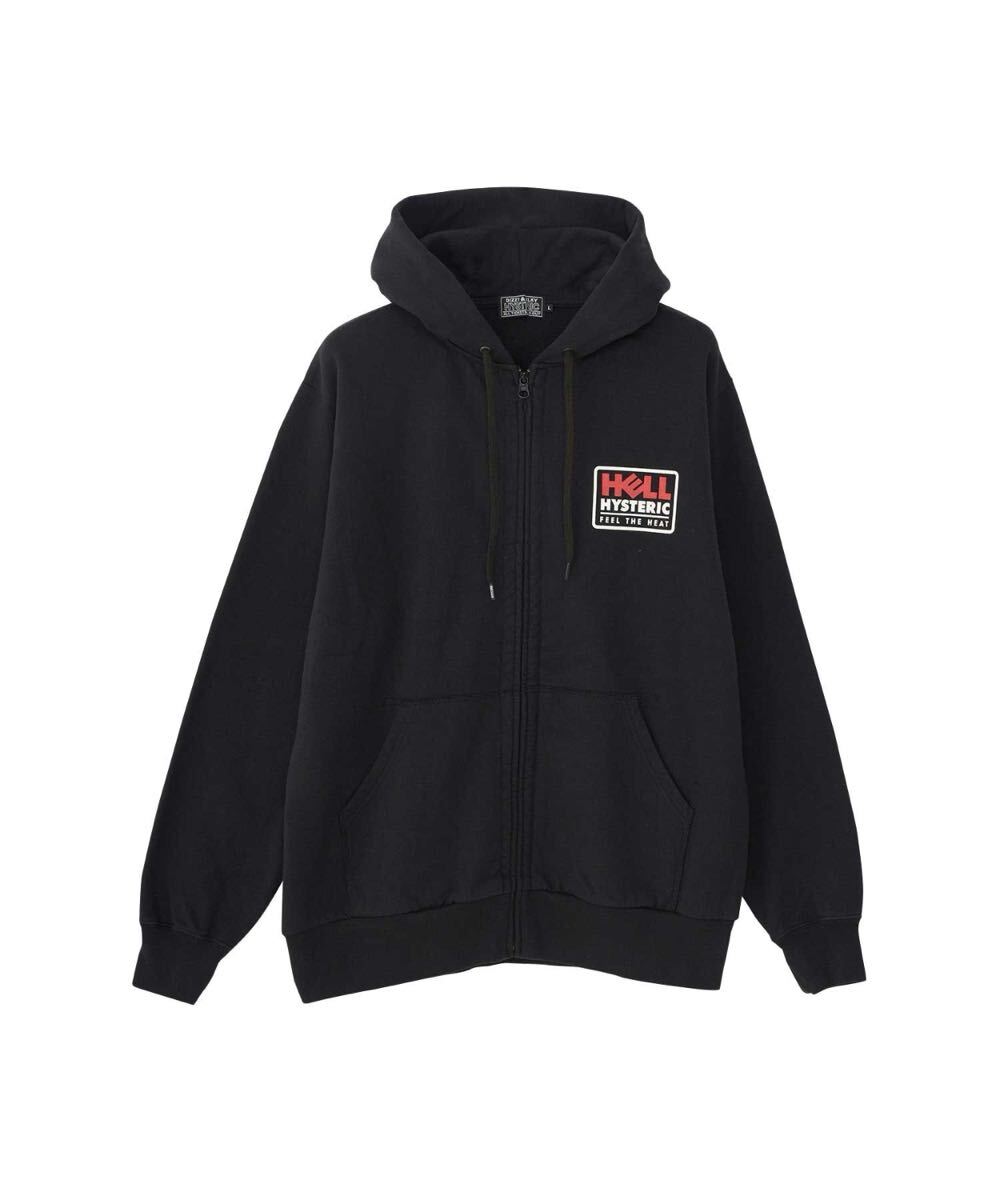 新品 大人気 ヒステリックグラマー ジップアップパーカー【HELL 新品 大人気 ヒステリックグラマー ジップアップパーカー【HELL
