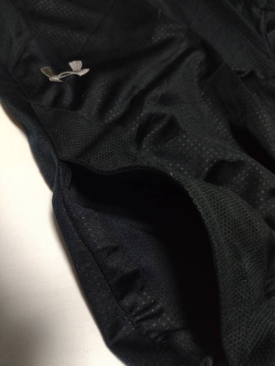 UNDER ARMOUR Under Armor тренировка джерси длинные брюки size M черный в хорошем состоянии 207562 Logo вышивка 