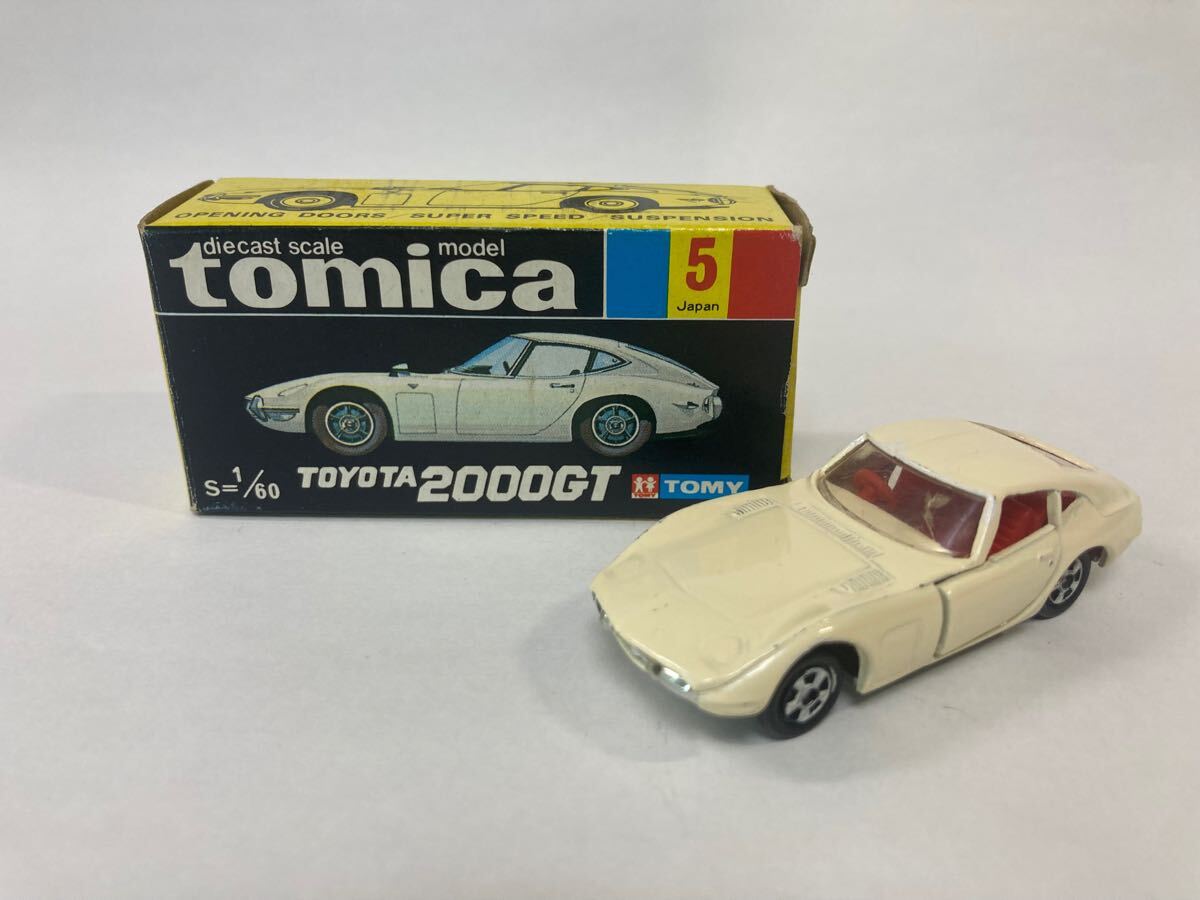 トミカ ミニカー No5 トヨタ2000GT(白)1Aホイール 箱付き トミカ ミニカー No5 トヨタ2000GT(白)1Aホイール 箱付き