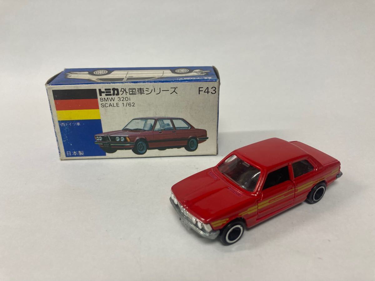 トミカ ミニカー F43 BMW 320(赤)ワイドホイール 箱付き トミカ ミニカー F43 BMW 320(赤)ワイドホイール 箱付き