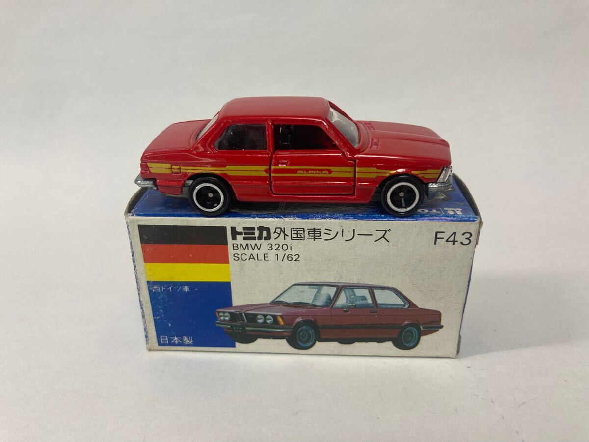 トミカ ミニカー F43 BMW 320(赤)ワイドホイール 箱付き トミカ ミニカー F43 BMW 320(赤)ワイドホイール 箱付き
