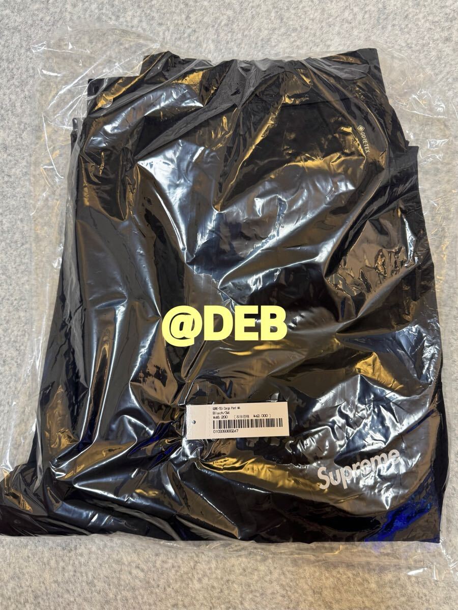 Supreme 2025SS GORE-TEX Cargo Pant Black 34インチ Lサイズ Supreme 2025SS GORE-TEX Cargo Pant Black 34インチ Lサイズ