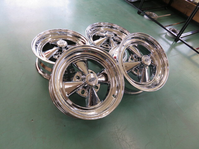 新品 SLAM クレーガ－ SSタイプ クロームアルミ 13X5.5 13-5.5 4H 100 114.3 舊車 ディッシュ DISH サニトラ リブレ ダットサン BRE