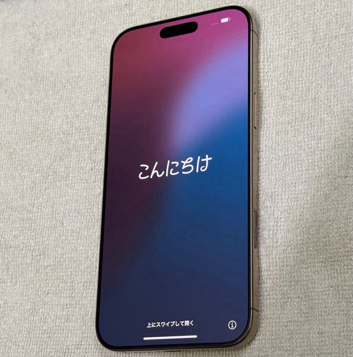 美品)充放電回数3回 iPhone16Pro Max 256GB SIMフリー デザート 美品)充放電回数3回 iPhone16Pro Max 256GB SIMフリー デザート