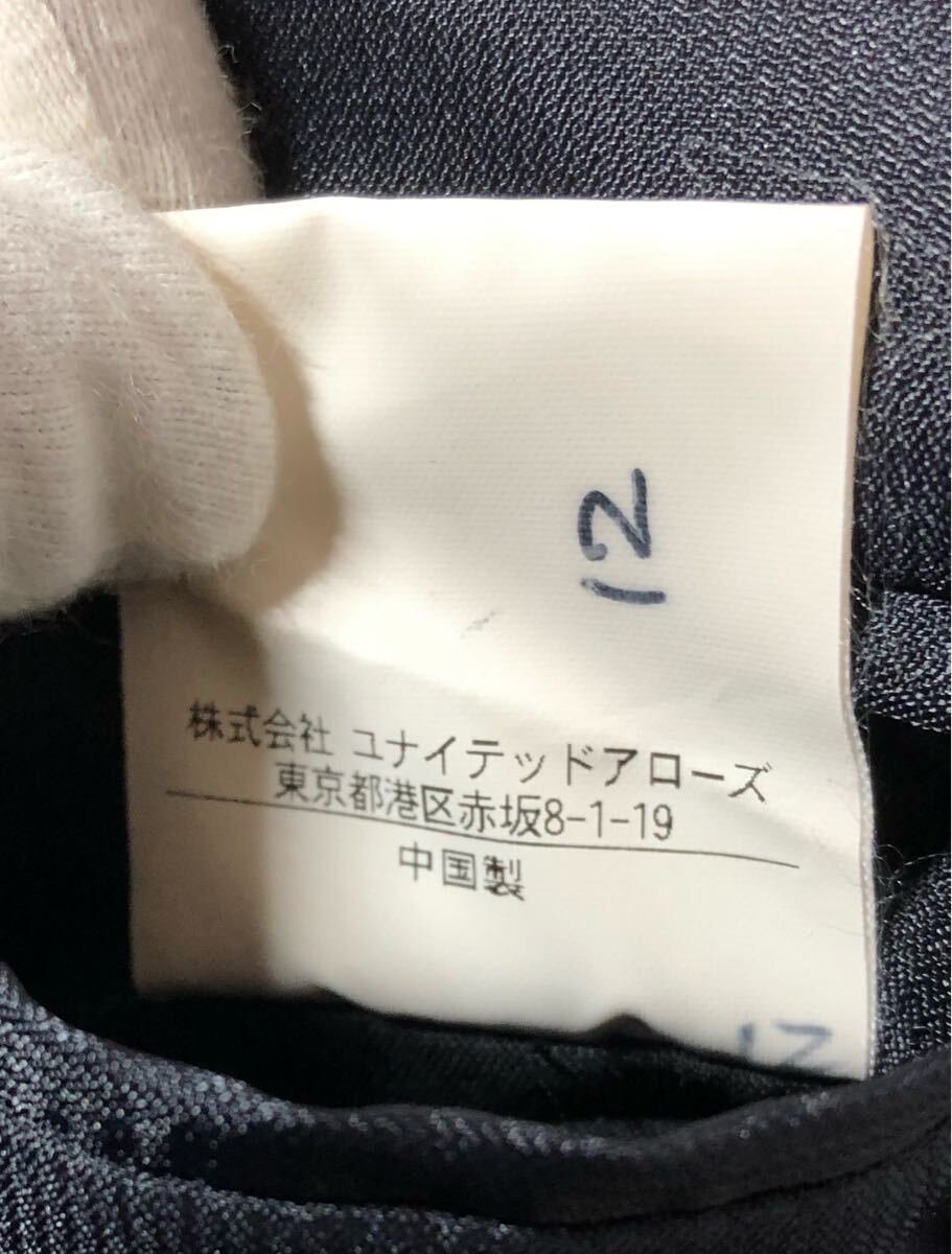 ユナイテッドアローズ UNITED ARROWS A day in the life テーラードジャケット サマージャケット Sサイズ ネイビー