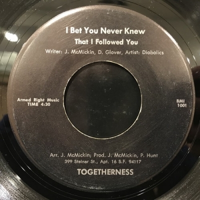 DIOBOLICS/I BET YOU NEVER KNEW THAT I FOLLOWED YOU(BMI1001)