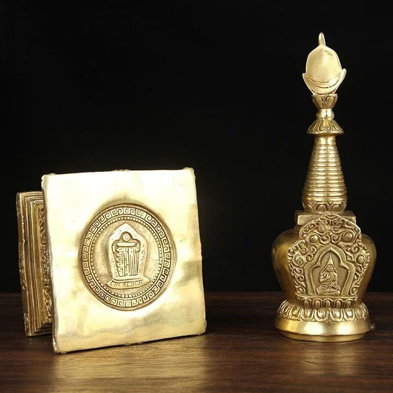 仏舎利塔 美術工芸 銅製 仏塔 仏教美術(仏具一般)｜売買された
