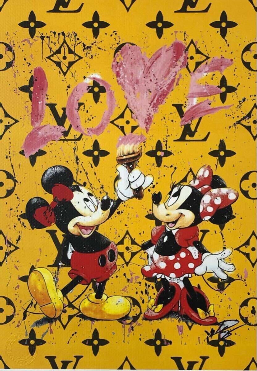 DEATH NYC アートポスター 世界限定100枚 ミッキーマウス Mickey DEATH NYC アートポスター 世界限定100枚 ミッキーマウス Mickey