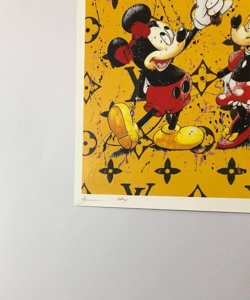 DEATH NYC アートポスター 世界限定100枚 ミッキーマウス Mickey DEATH NYC アートポスター 世界限定100枚 ミッキーマウス Mickey
