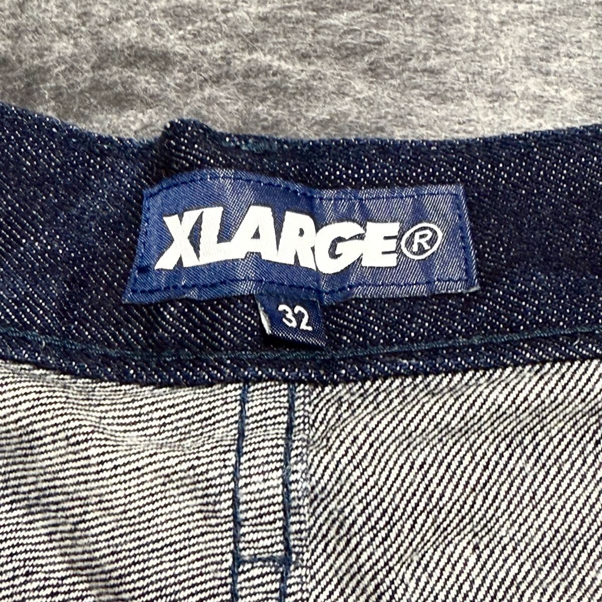 X-LARGE エクストララージ ハーフデニムパンツ ショートパンツ X-LARGE エクストララージ ハーフデニムパンツ ショートパンツ