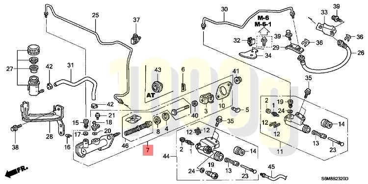 【ホンダ純正新品】HONDA 未使用品 ★超希少品★ シビック タイプＲ EP3 クラッチ マスター シリンダー 2001/12-2005/4