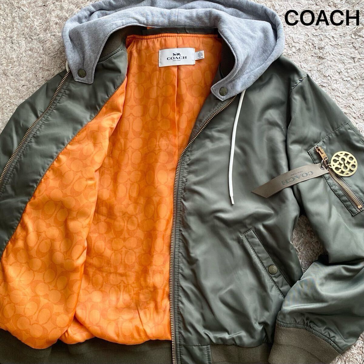未使用級 COACH コーチ 本革 牛革 レザージャケット L相当 Yahoo!オークション - 未使用級 L相当 COACH コーチ 2way