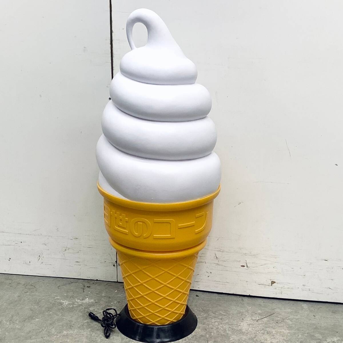 ニッセイ ソフトクリーム 照明 看板 非売品☆ ニッセイ ソフトクリーム 照明 看板 非売品☆