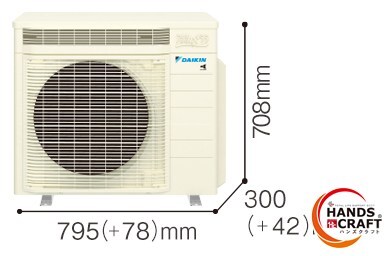 ?【引取限定】ダイキン F404ATMP-W ルームエアコン 200V 14畳 4.0kW 2024年モデル ホワイト 配送不可【熊本店】【中古】