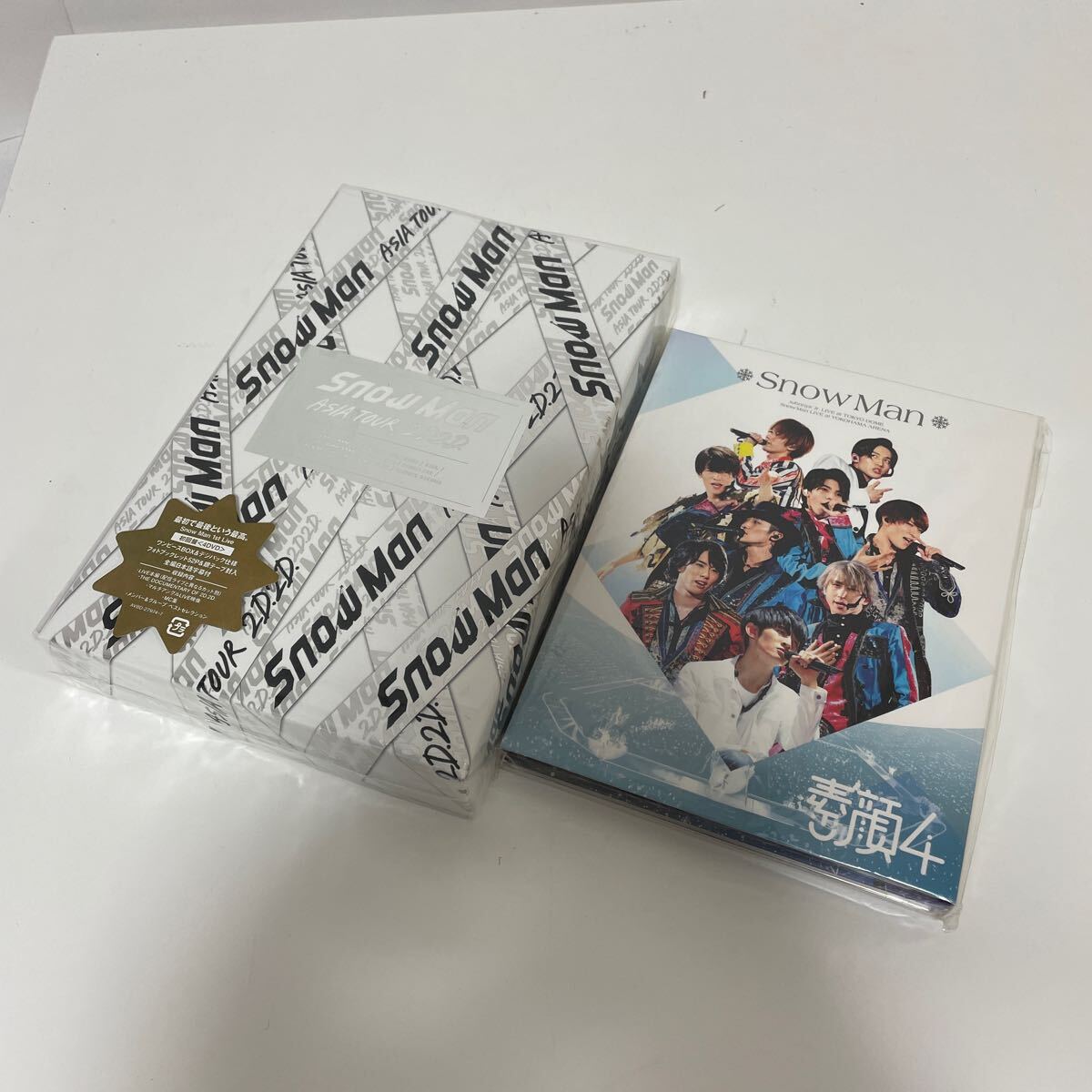 Snow Man 素顔 2D.2D.初回限定版 セット Snow Man ASIA TOUR 2D.2D 初回盤 素顔4 DVD 中古 邦楽