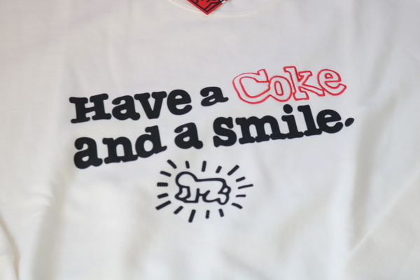 キースへリング×コカ?コーラ　トレーナー　グレー　メンズ　XL スウェットシャツ ユニクロ Keith Haring　Coca-Cola UT 新品 未使用 