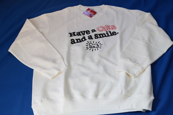 キースへリング×コカ?コーラ　トレーナー　グレー　メンズ　XL スウェットシャツ ユニクロ Keith Haring　Coca-Cola UT 新品 未使用 
