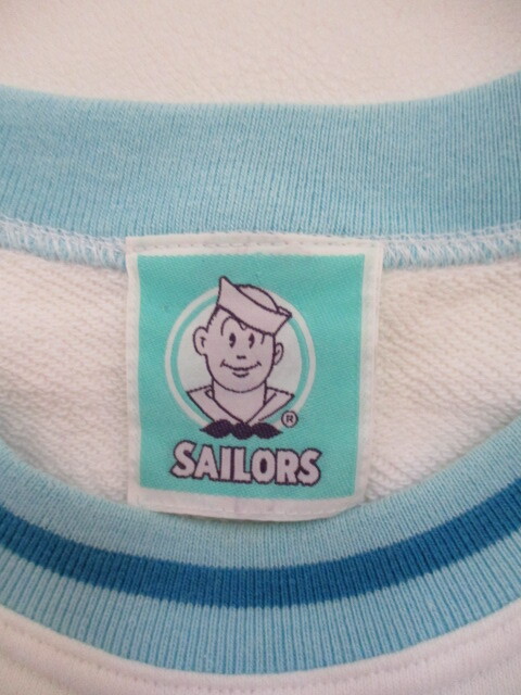レア SAILORS セーラーズ ロゴ刺繍 スウェット トレーナー 昭和