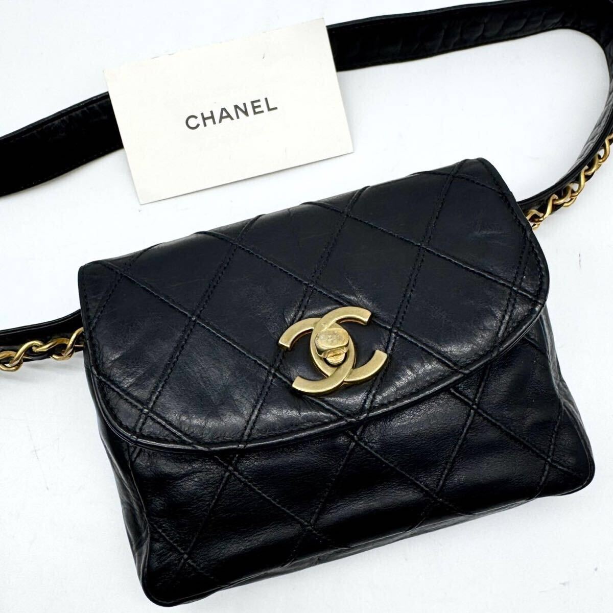 3462【美品】CHANEL シャネル ウエストバッグ ポーチ ボディ 3462【美品】CHANEL シャネル ウエストバッグ ポーチ ボディ
