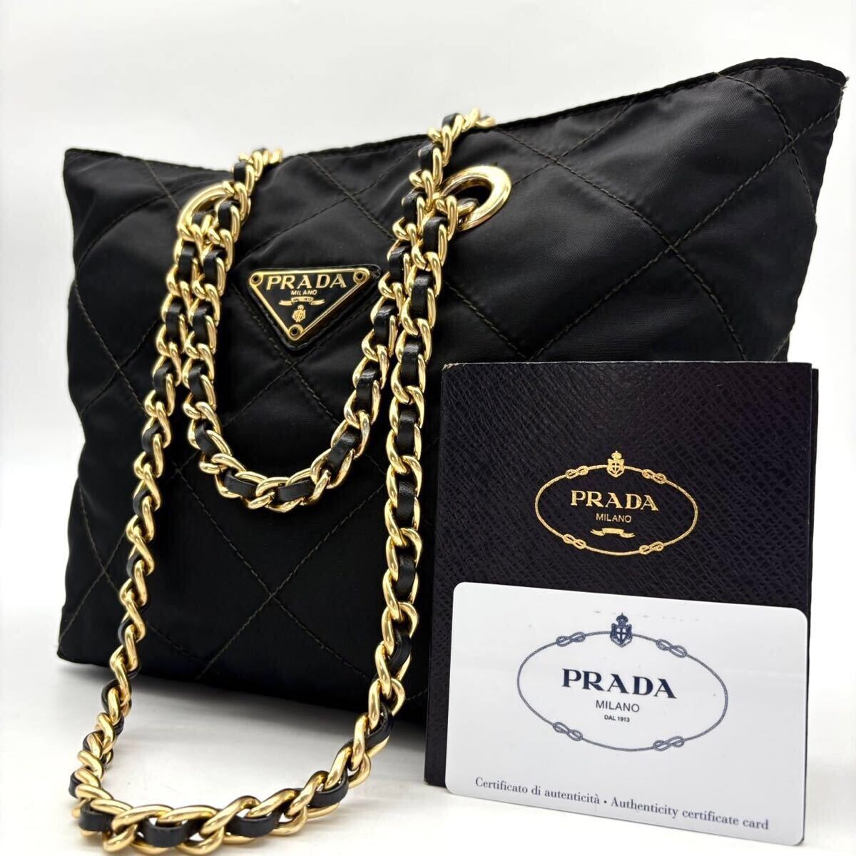 3484【極希少】PRADA プラダ チェーンショルダーバッグ ミニ 3484【極希少】PRADA プラダ チェーンショルダーバッグ ミニ