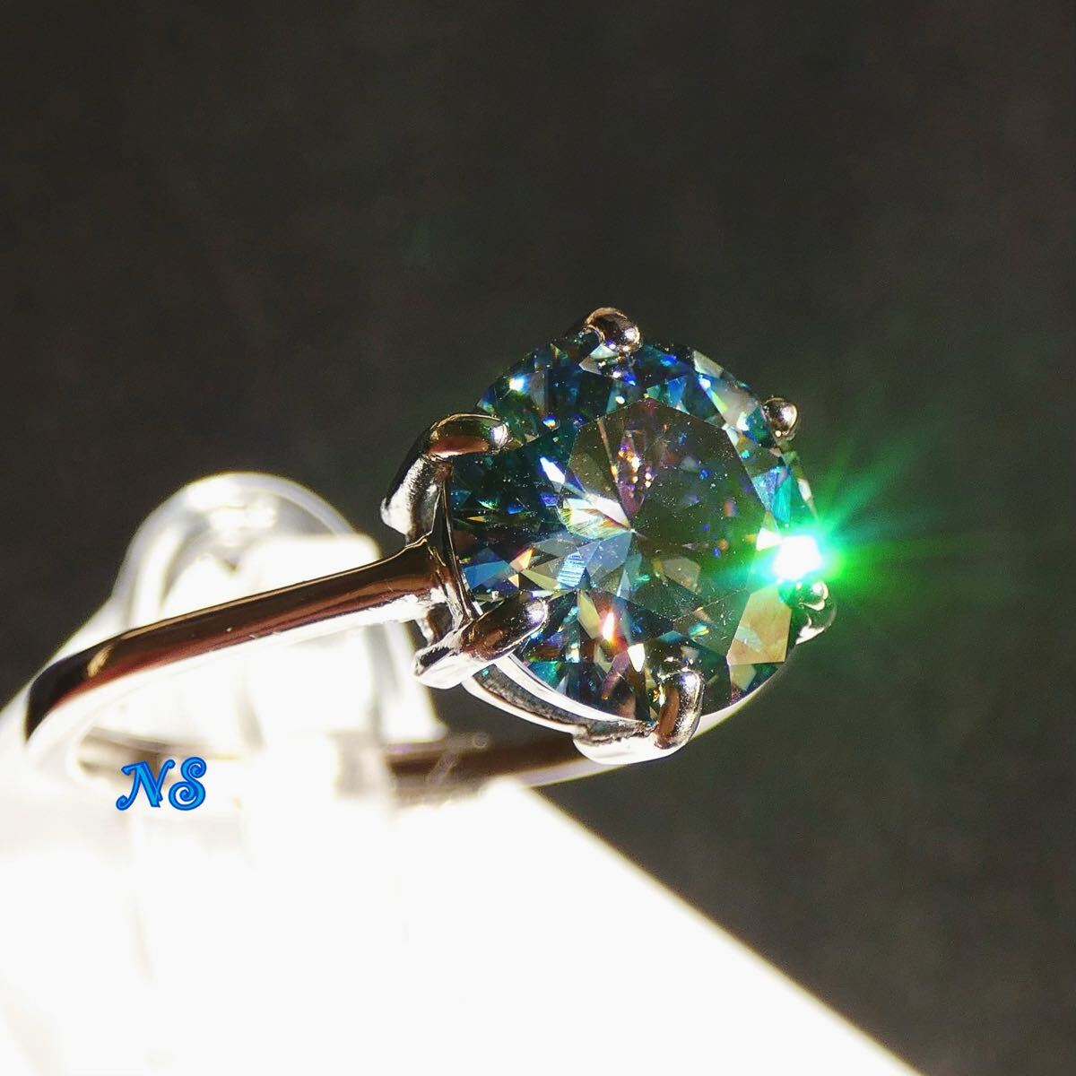 モアサナイト 指輪 3ct ソリティア フリーサイズ ダイヤモンド モアサナイト 指輪 3ct ソリティア フリーサイズ ダイヤモンド