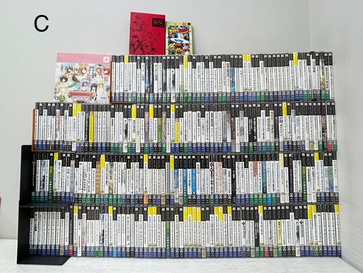 C ジャンク!1円〜 PSP ゲームソフト 計265本 約30kg C ジャンク!1円〜 PSP ゲームソフト 計265本 約30kg
