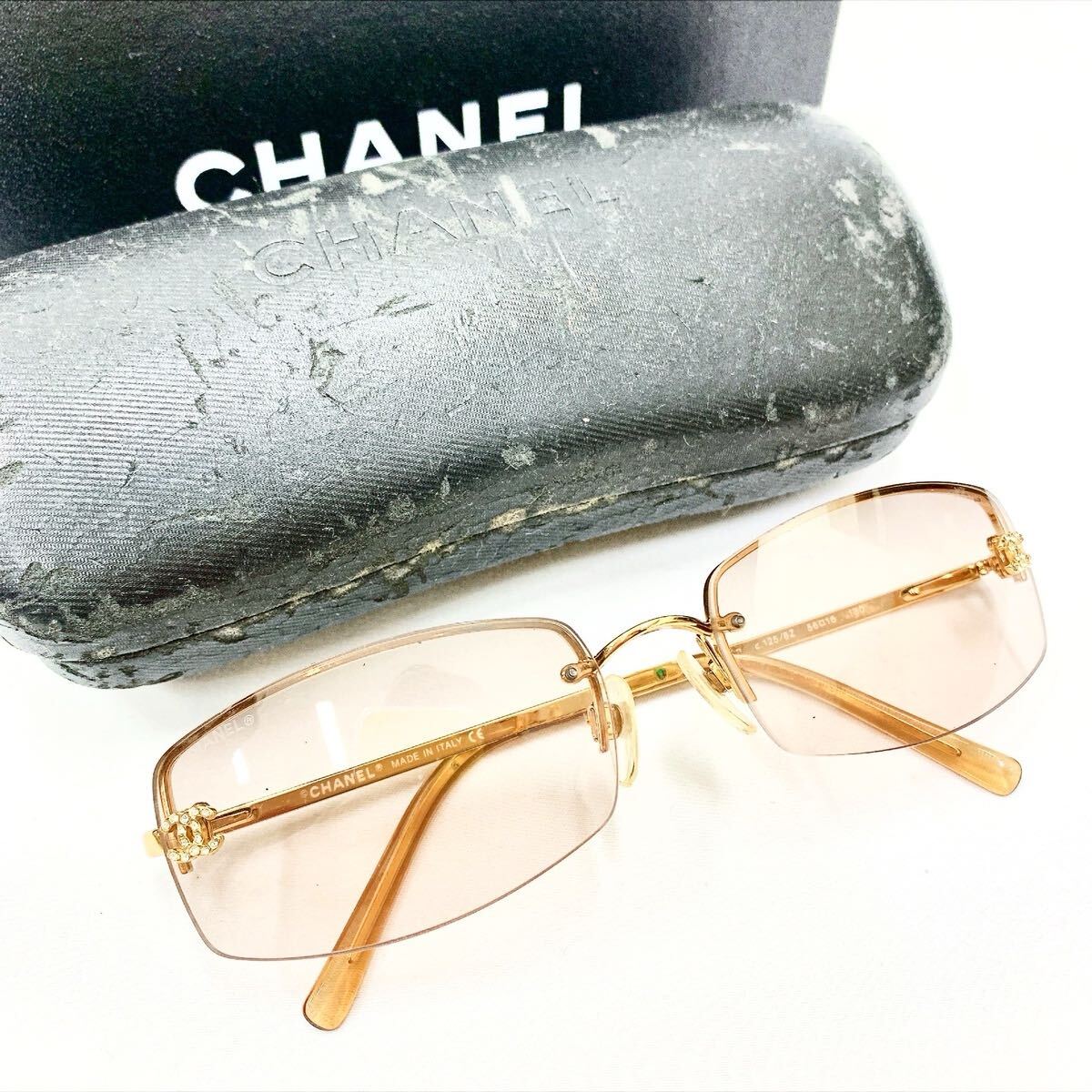 CHANEL シャネル サングラス 度なし 4093-B ケース、外箱付き