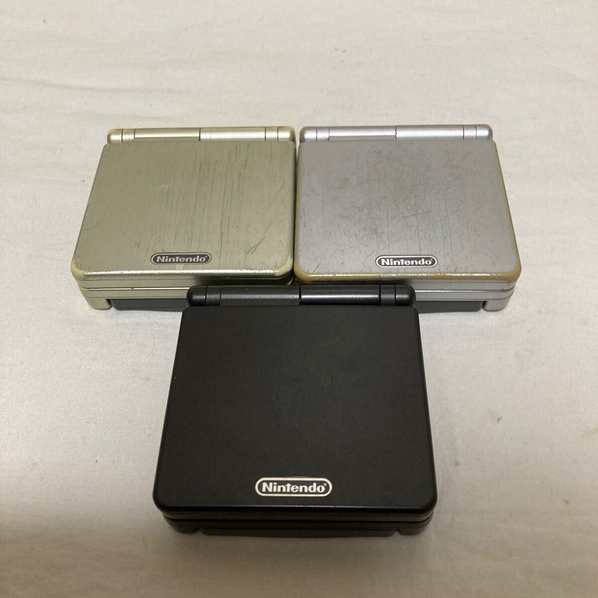 まとめて3台セット Nintendo 任天堂 ゲームボーイアドバンスSP