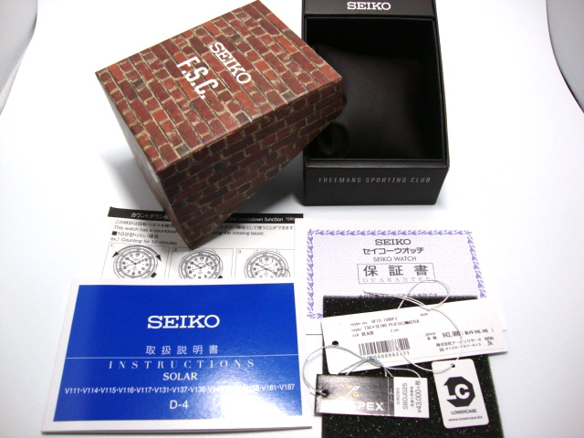 限定700本SEIKO PROSPEX Fieldmaster LOWERCASE FSC別注コラボ 限定700本SEIKO PROSPEX Fieldmaster LOWERCASE FSC別注コラボ