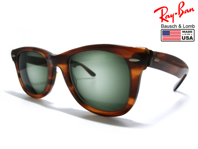 希少70s Vintage B&L RayBan WAYFARER USA芯無し ウェイ 希少70s Vintage B&L RayBan WAYFARER USA芯無し ウェイ