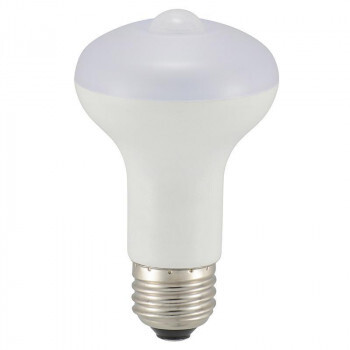 OHM LED電球 レフランプ形 E26 60形相当 人感明暗センサー付 電球色 LDR7L-W/S 9 /a