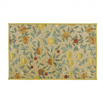 Morris Design Studio フルーツ インテリアマット 50×80cm FT1703 BE ベージュ /a