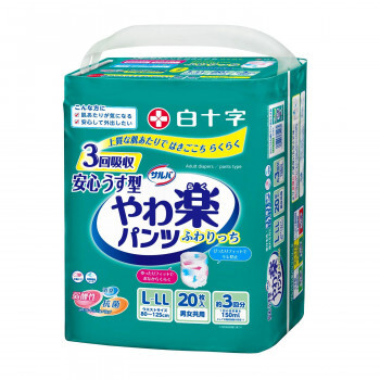 サルバ やわパンツ安心うす型 L-LL20枚(尿3回) 843498 /a