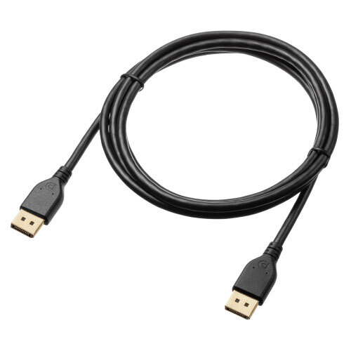 まとめ得 サンワサプライ DisplayPortver2.1ケーブル2m DP40 ブラック KC-DP4020 x [2個] /l