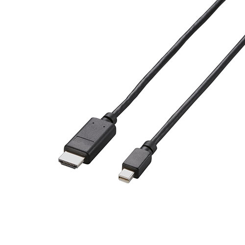 まとめ得 エレコム Mini DisplayPort-HDMI変換ケーブル/3m/ブラック AD-MDPHDMI30BK x [2個] /l