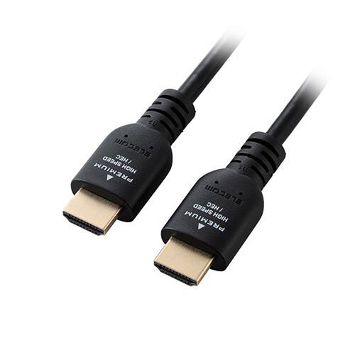 まとめ得 エレコム HDMIケーブル Premium スタンダード 1.5m ブラック DH-HDPS14E15BK2 x [2個] /l