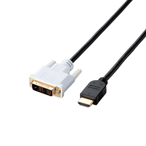 まとめ得 エレコム HDMI-DVI変換ケーブル/1m/ブラック DH-HTD10BK x [2個] /l