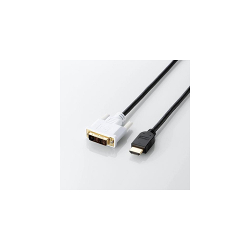 まとめ得 エレコム HDMI-DVI変換ケーブル 5m ブラック DH-HTD50BK x [2個] /l