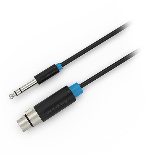 まとめ得 VENTION 6.5mm Male to XLR Female オーディオケーブル 3m ブラック BB-5732 x [3個] /l