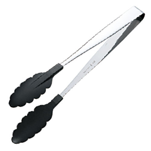 まとめ得 田辺金具 抗菌耐熱カラートング(大) 300mm ブラック TK-1054 x [2個] /l