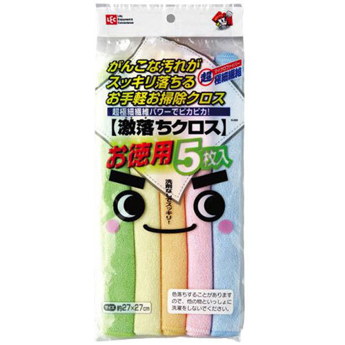 まとめ得 レック 激落ちクロス お徳用5枚入 S-285 x [4個] /l