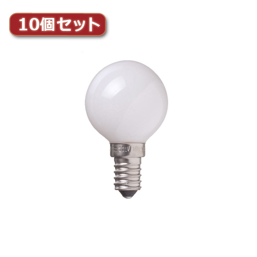 まとめ得 YAZAWA ベビーボール球 G40 E17 40W ホワイト10個セット G401740WX10 x [2個] /l