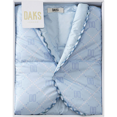 DAKS 羽毛入り肩当 ブルー C6083566 /l