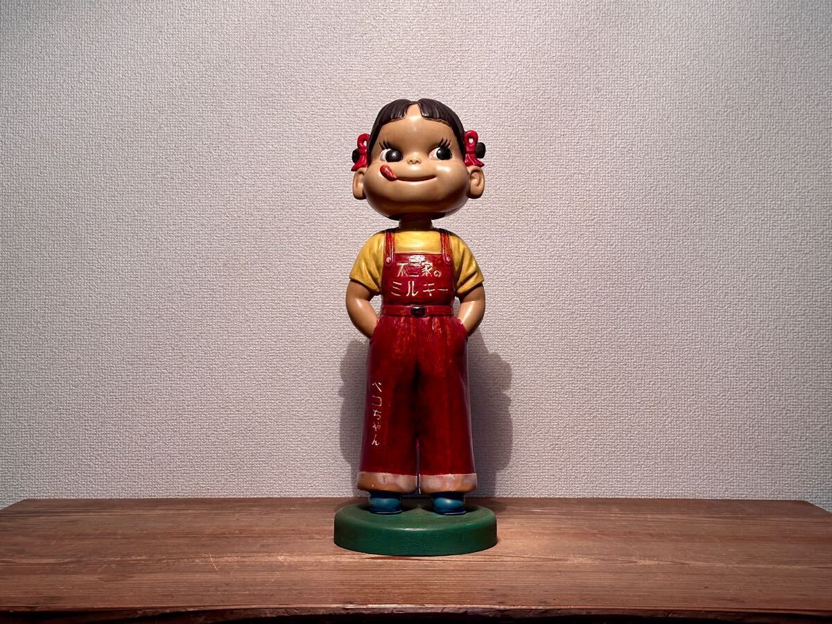 当時物『不二家 ペコちゃん』41cm FUJIYA セルロイド 首振り人形 当時物『不二家 ペコちゃん』41cm FUJIYA セルロイド 首振り人形